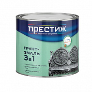 Грунт-эмаль Престиж, по ржавчине, графитовый серый RAL 7024, 0,9 кг 
