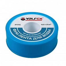 ФУМ-лента для воды Valfex белая 15 мх19 ммх0,25 мм (10/300) VF.W.0.15190250